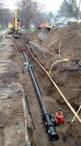 Eastside Water System Improvement Project Construction